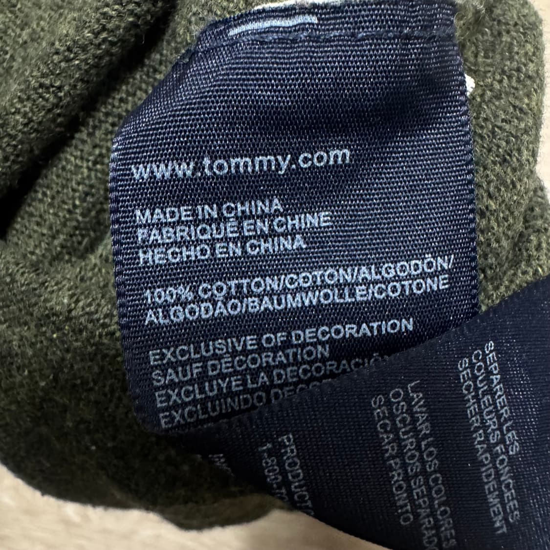타미힐피거 스몰플래그 코튼 니트 상품이미지6