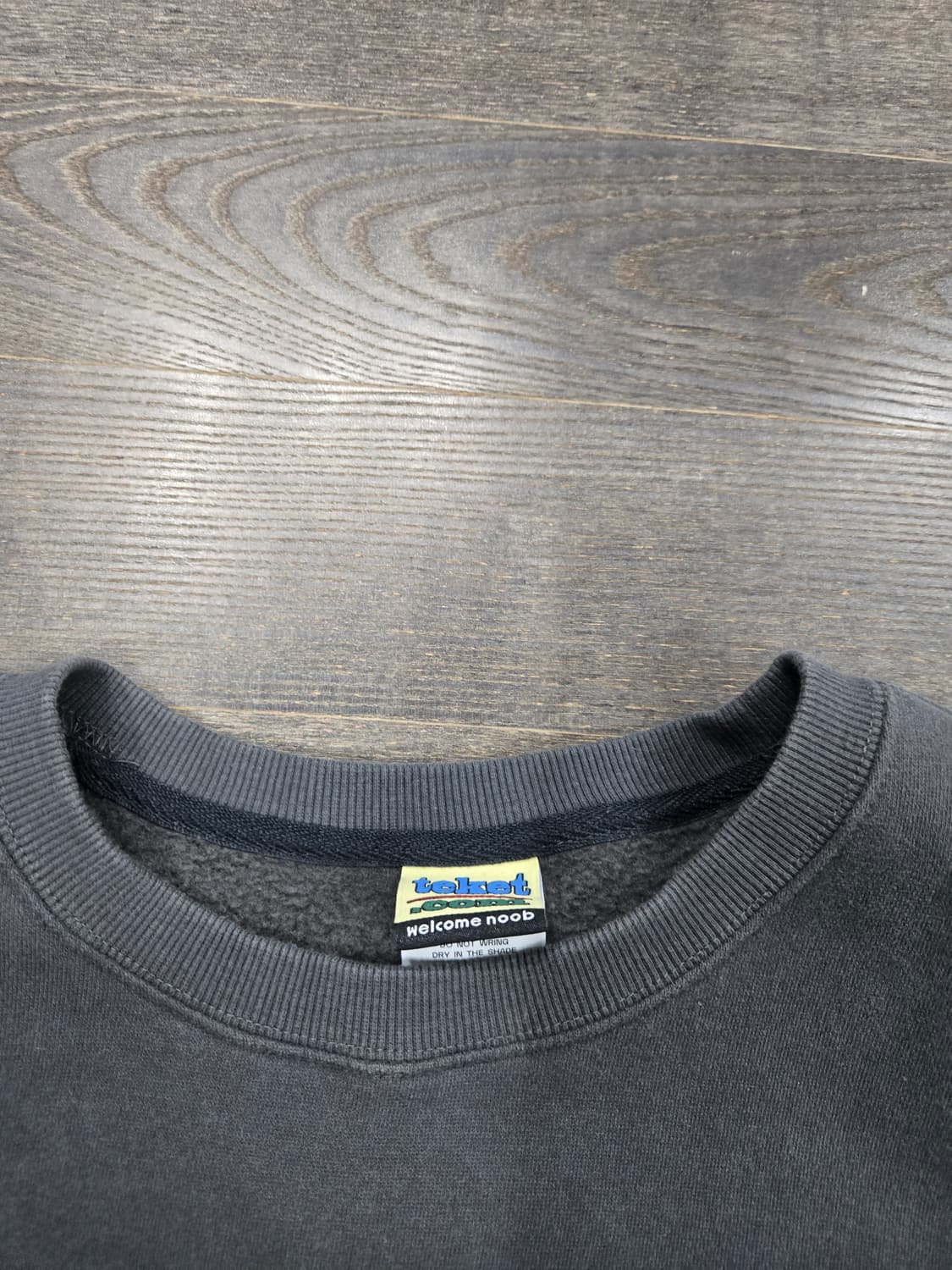 테켓 맨투맨 그레이 상품이미지2