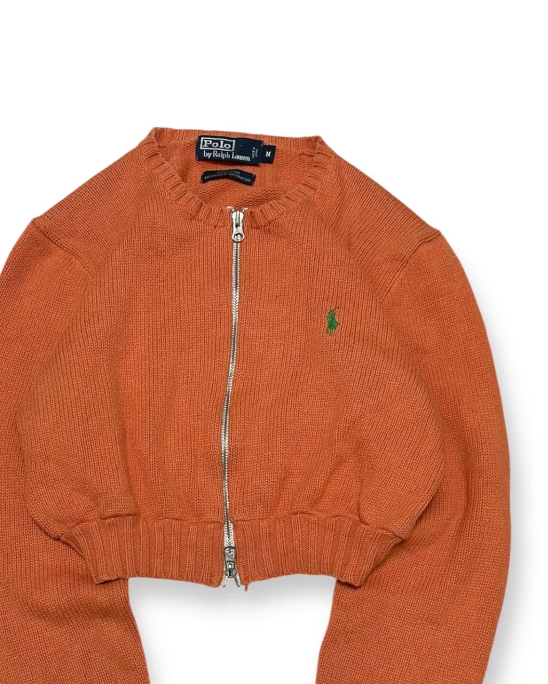 폴로 랄프로렌 커스텀 크롭 니트집업 상품이미지2