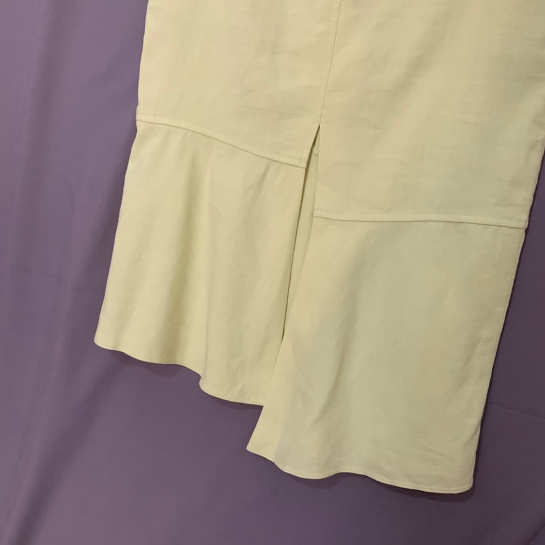 24인치 타임 20 판테코 린넨 혼방 슬릿 트임 롱 스커트 치마 상품이미지3