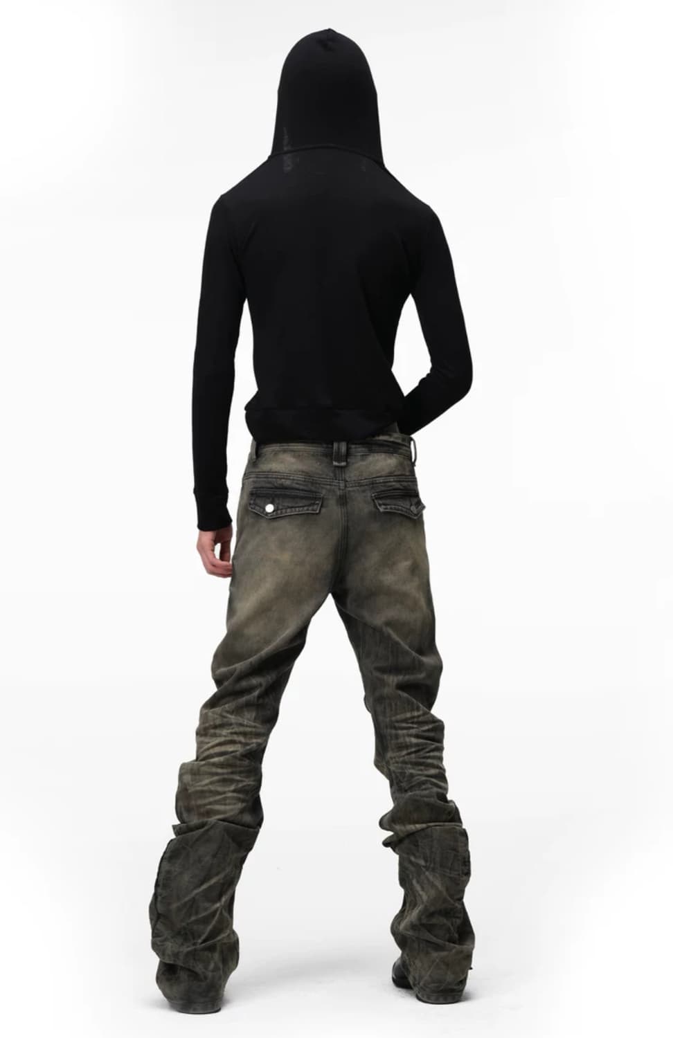 Shadow Scrape Loose Jeans 상품이미지5