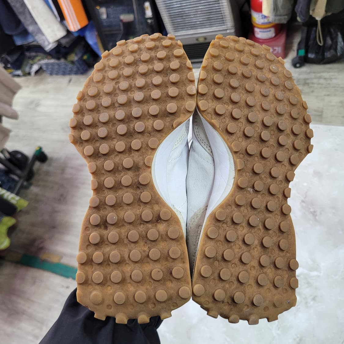 뉴발란스 327 리바이스 아이보리/블루 스니커즈 상품이미지5