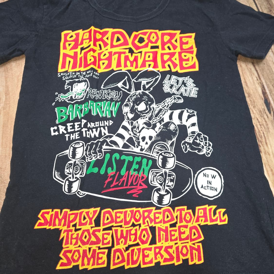 JAPAN 리슨플레이버 스트릿 서브컬처 펑크 티셔츠 상품이미지2