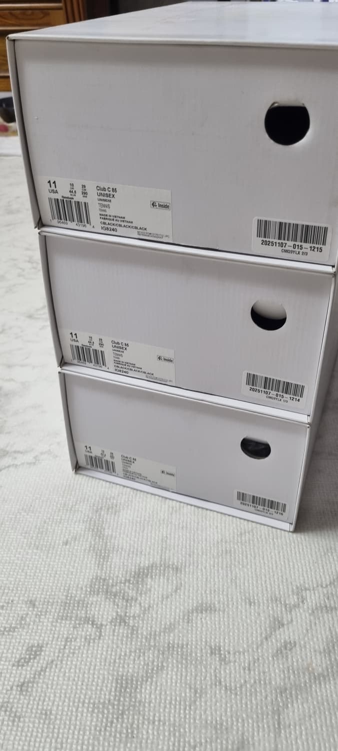 리복 자운드 클럽 c 트리플 블랙 290 상품이미지6