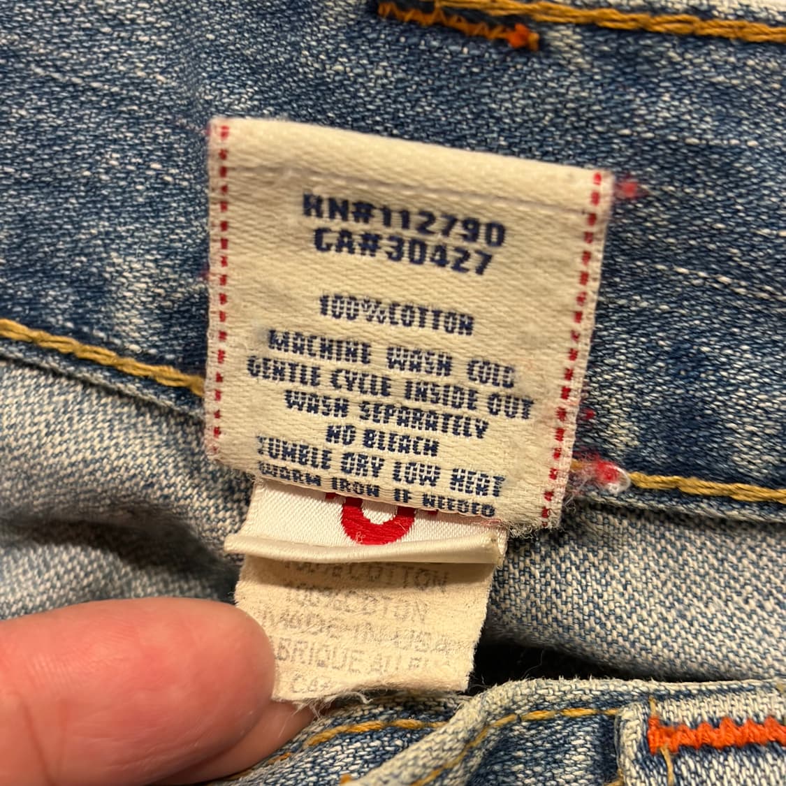 [30x33] 트루릴리젼 조이 데님 청바지 빈티지 워싱 팬츠 C771 상품이미지8