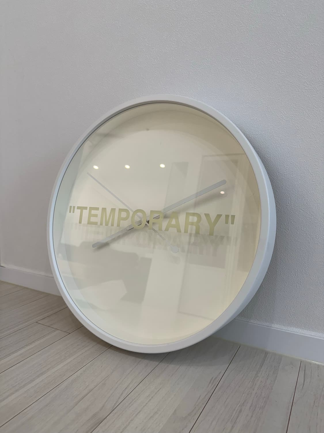 버질아블로 X 이케아 마르케라드 탬포러리 벽시계 화이트 상품이미지1