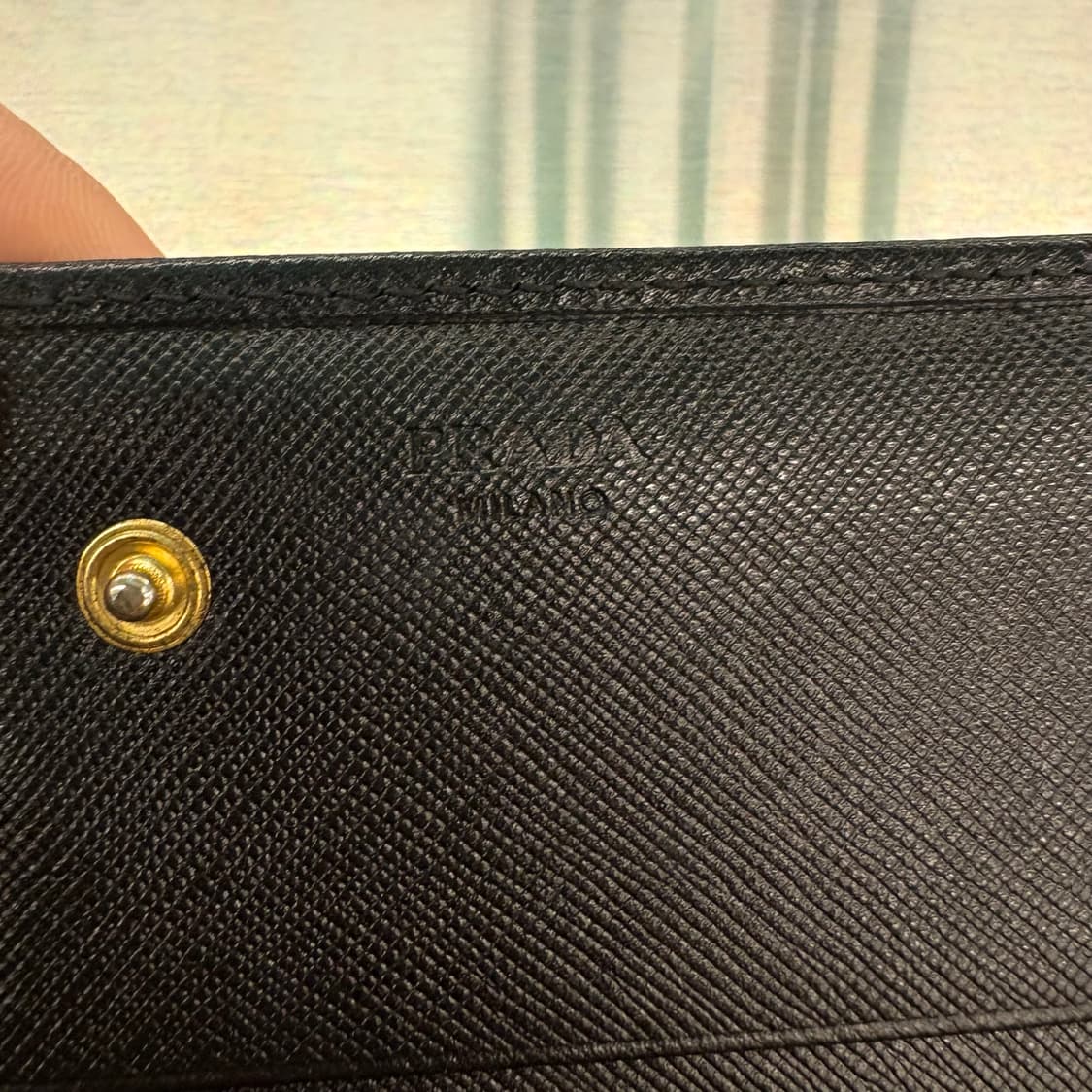 프라다 레더 장지갑 상품이미지4