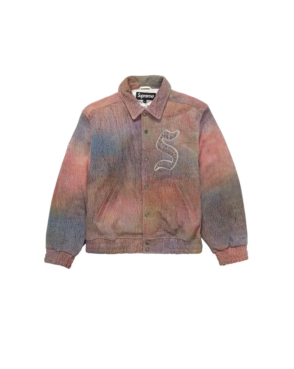 슈프림 페플드 레더 바시티 자켓 멀티컬러 S 상품이미지2