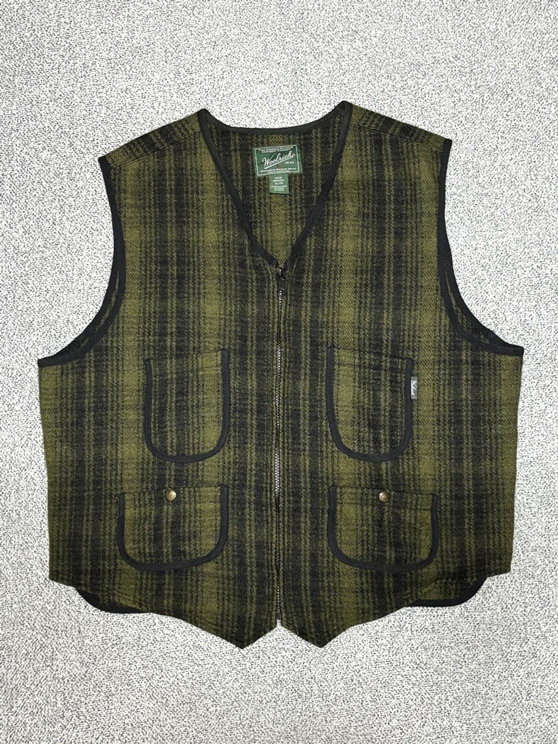 Woolrich 울리치 빈티지 울 트위드 헌팅 베스트 상품이미지1