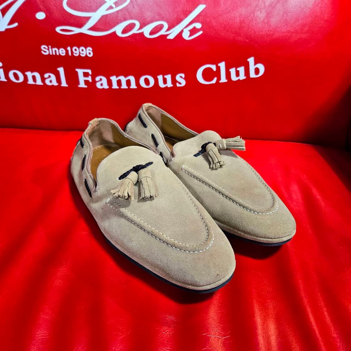 (새상품) 자라(ZARA) 스웨이드 테슬 드라이빙 로퍼 상품이미지1