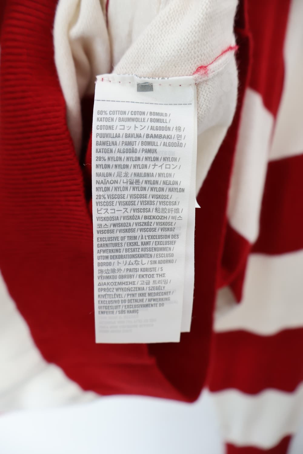 Abercrombie Red Striped Knit Top 상품이미지9