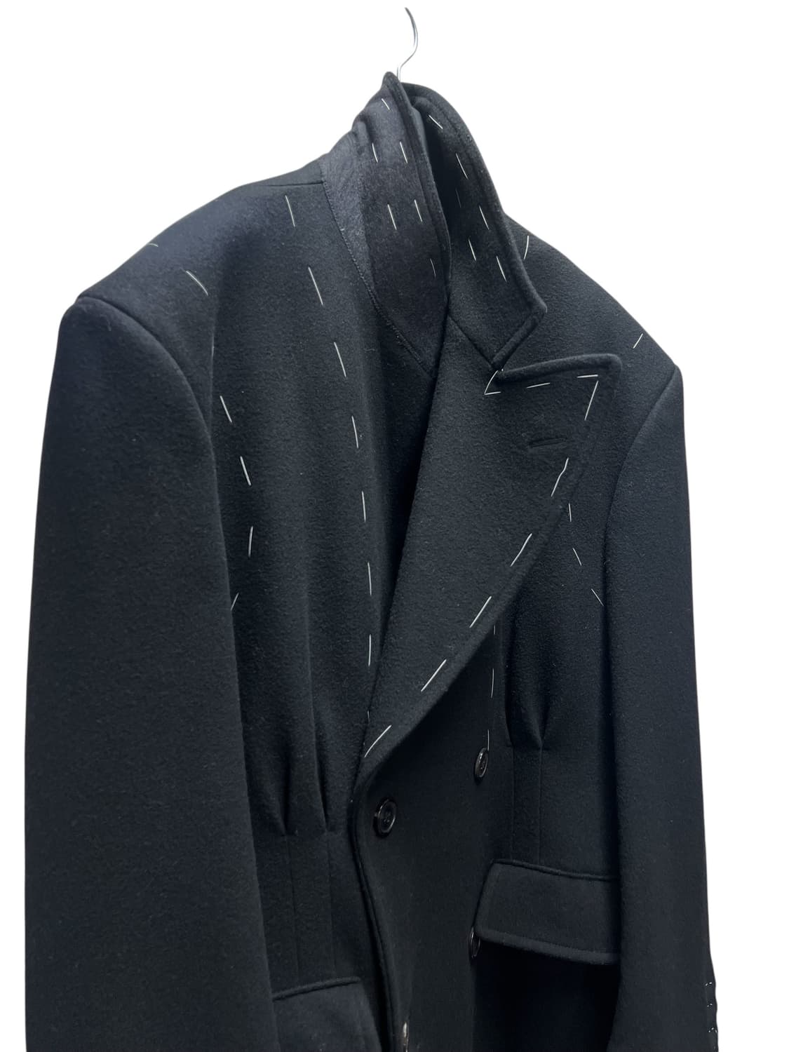 마르지엘라 무지라벨 가봉스티치 오버코트 상품이미지4