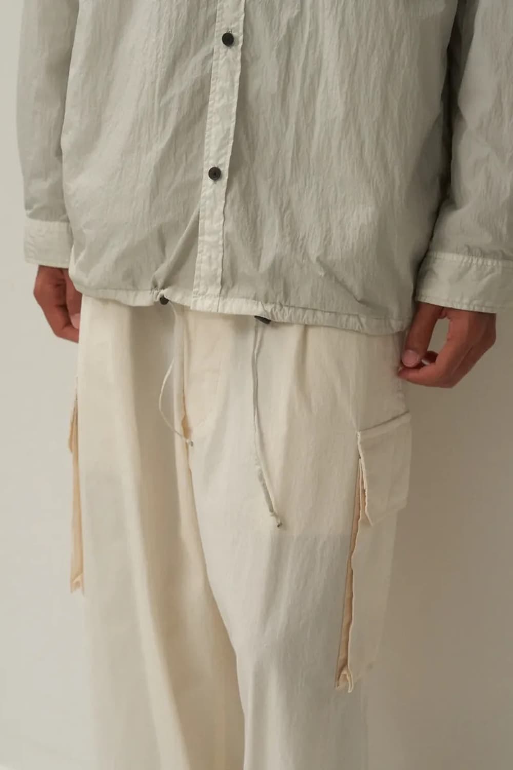 ATON hand dyed nylon shirt jacket 2사이즈 상품이미지3