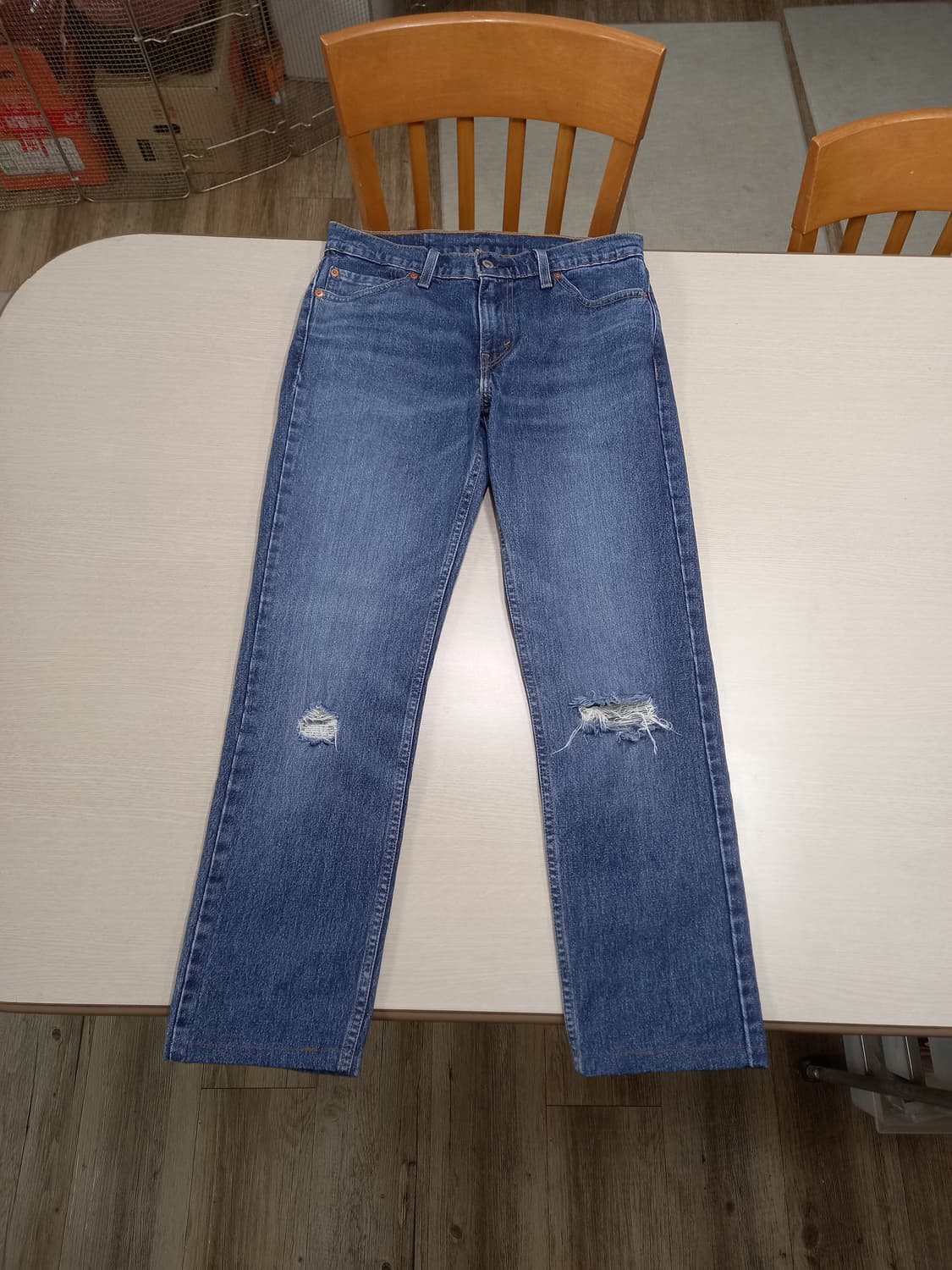 30 리바이스511 워싱 스판 슬림일자진 찢청 30-174 상품이미지1