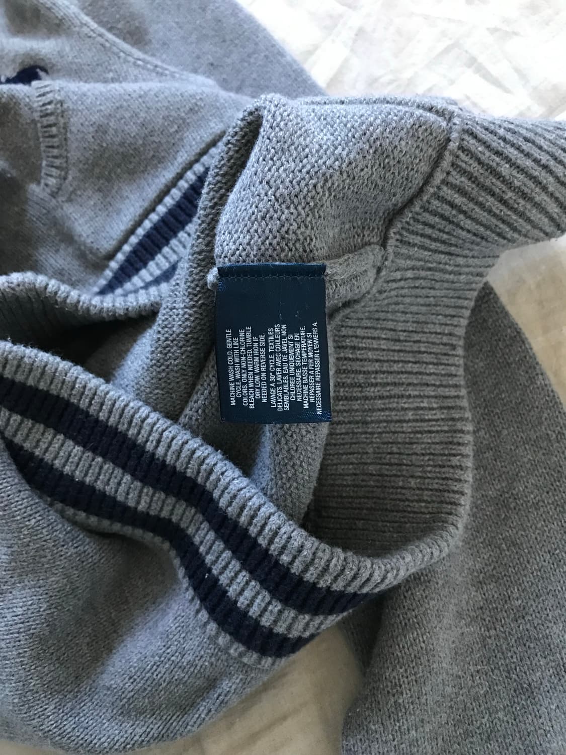 폴로 랄프로렌 빅포니로고 니트 후드집업 상품이미지8