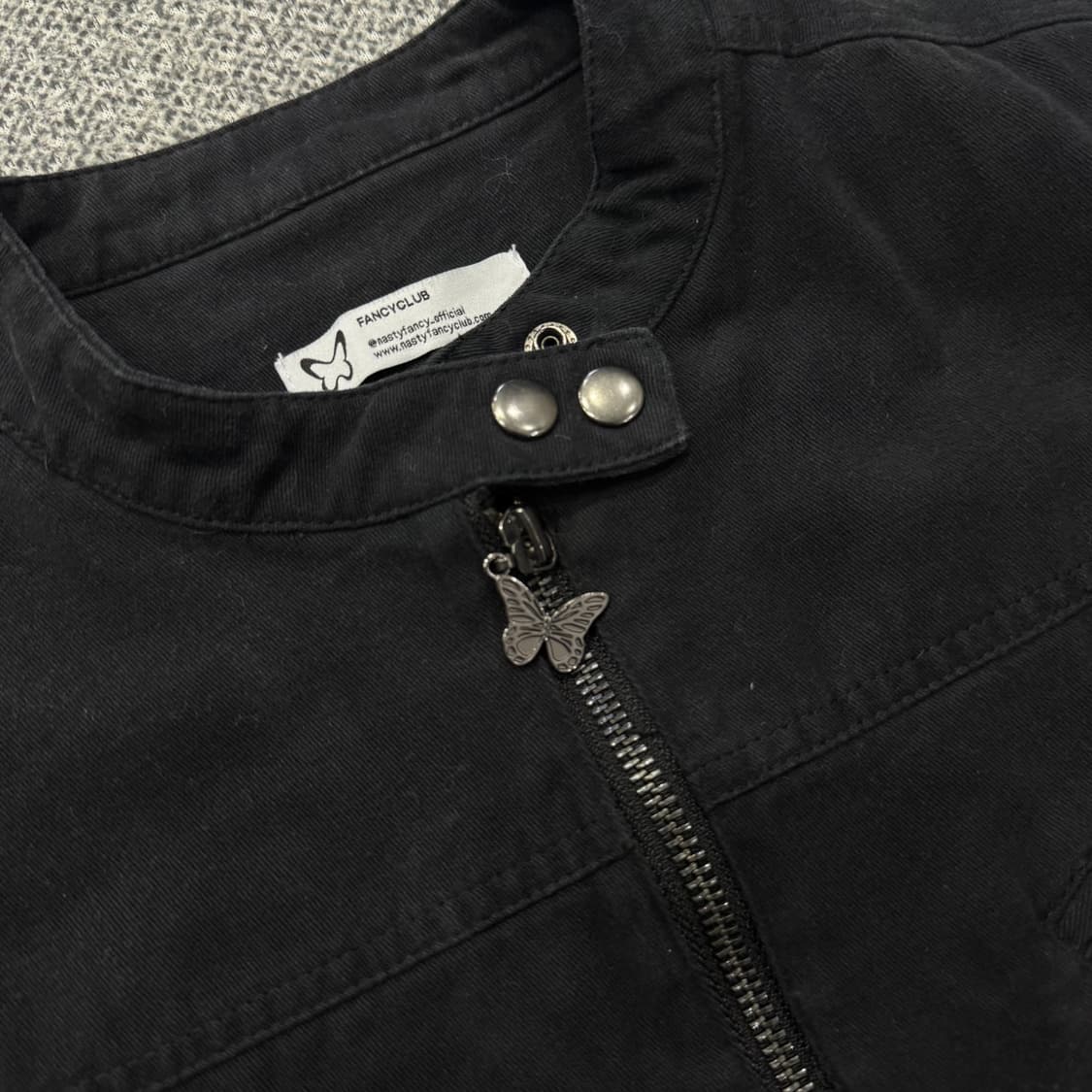 네스티팬시클럽 바이커 크롭 자켓 상품이미지3