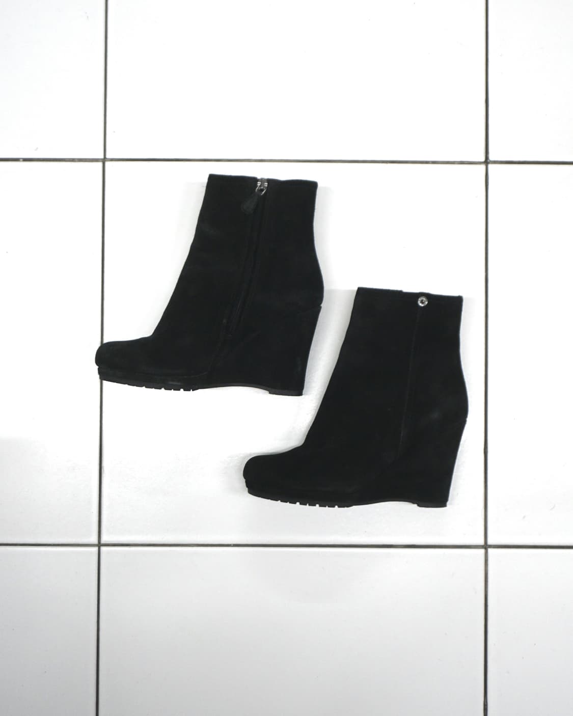 PRADA suede wedge ankle boots 상품이미지2