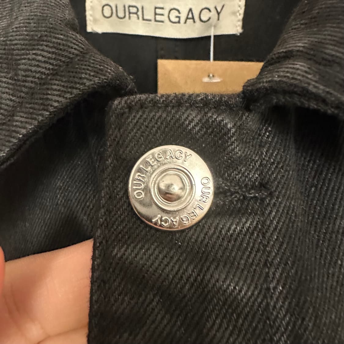 아워레가시 리버스 왁스드 데님자켓 상품이미지4