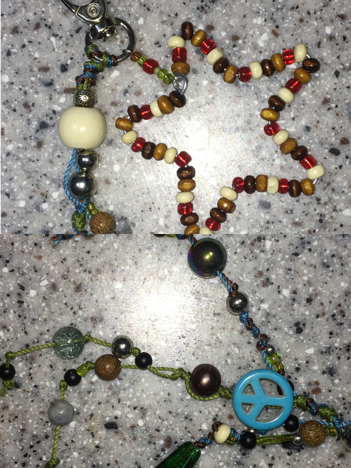 핸드메이드 비즈키링 상품이미지3