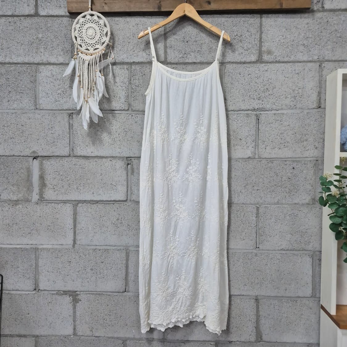 면자수 원피스 하구미룩 보헤미안 상품이미지1