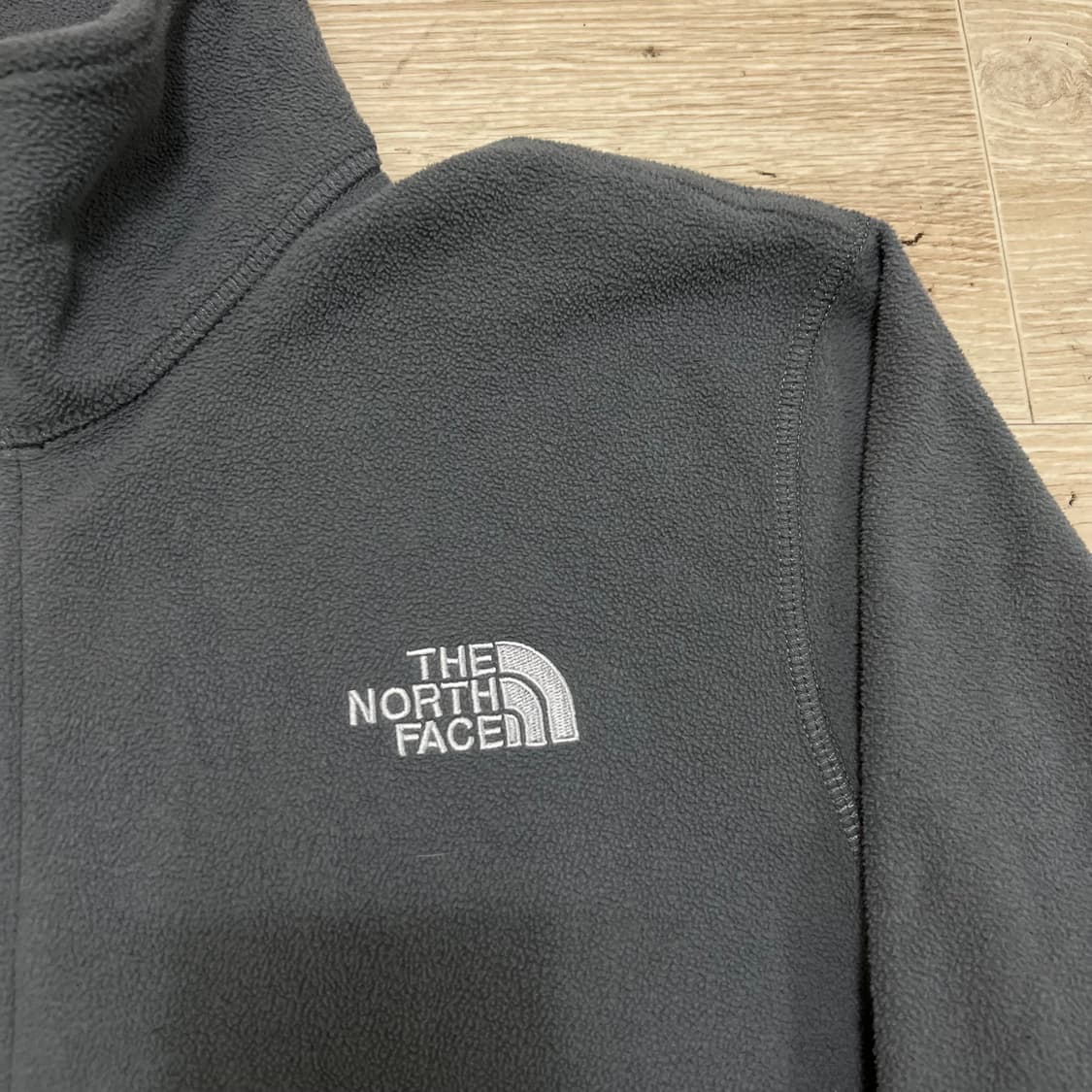 노스페이스 하프돔 로고 후리스 플리스 집업자켓 [차콜] S/90 상품이미지4