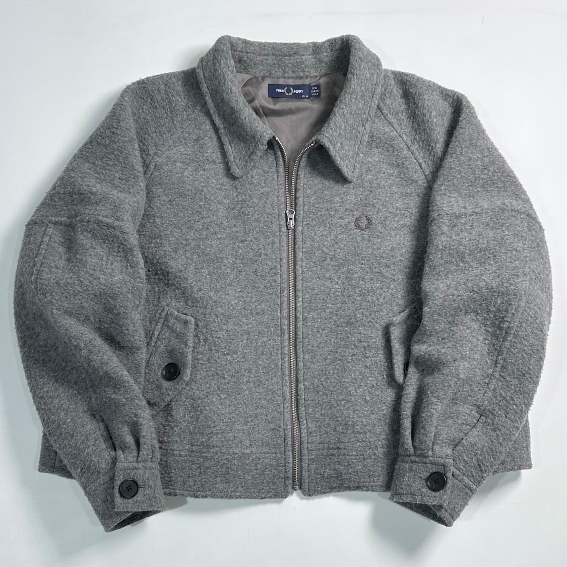 프레드페리 벌룬핏 울 블루종 자켓  상품이미지1