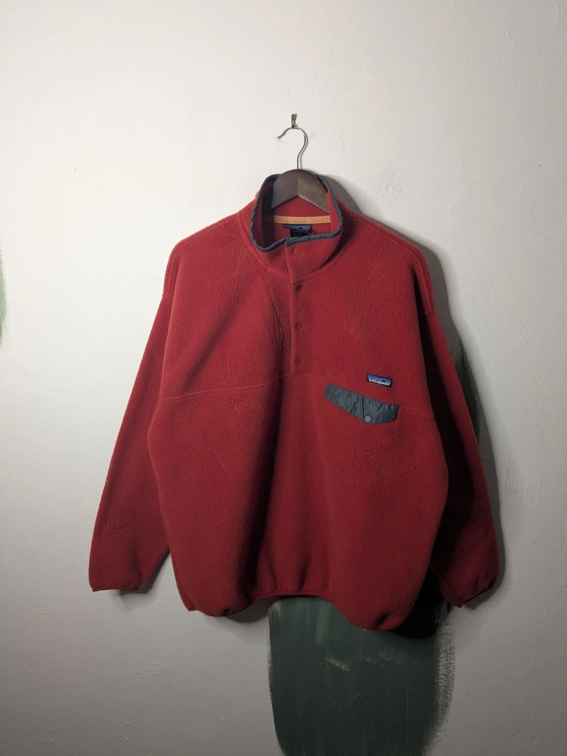 XL 빈티지 90S 포르투칼메이드 파타고니아 신칠라 레드 상품이미지1