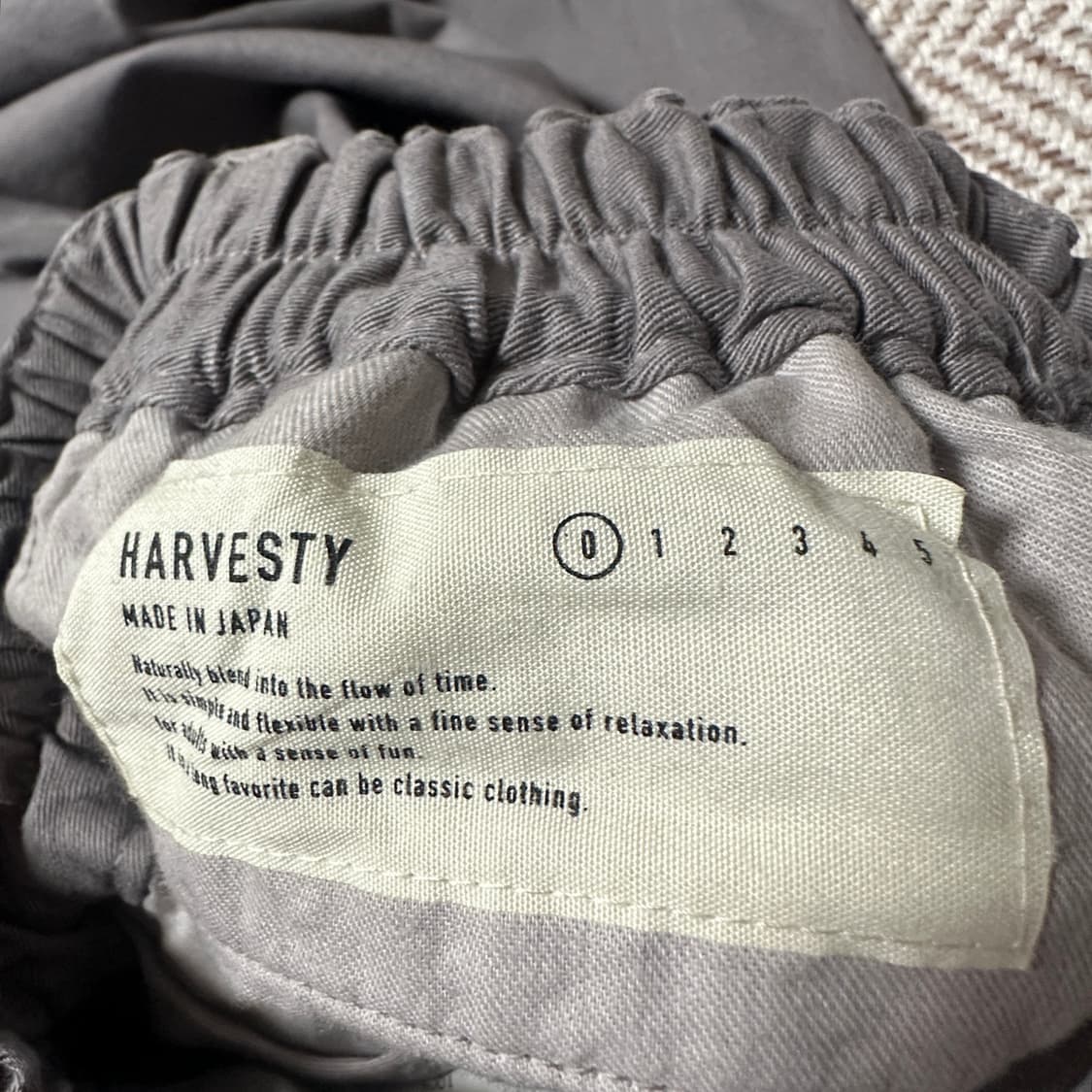 HARVESTY japan made circus pants 상품이미지3