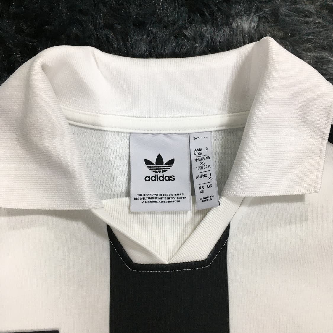 투티/A9 adidas pk 반팔 풋볼 유니폼 스트라이프 상품이미지3