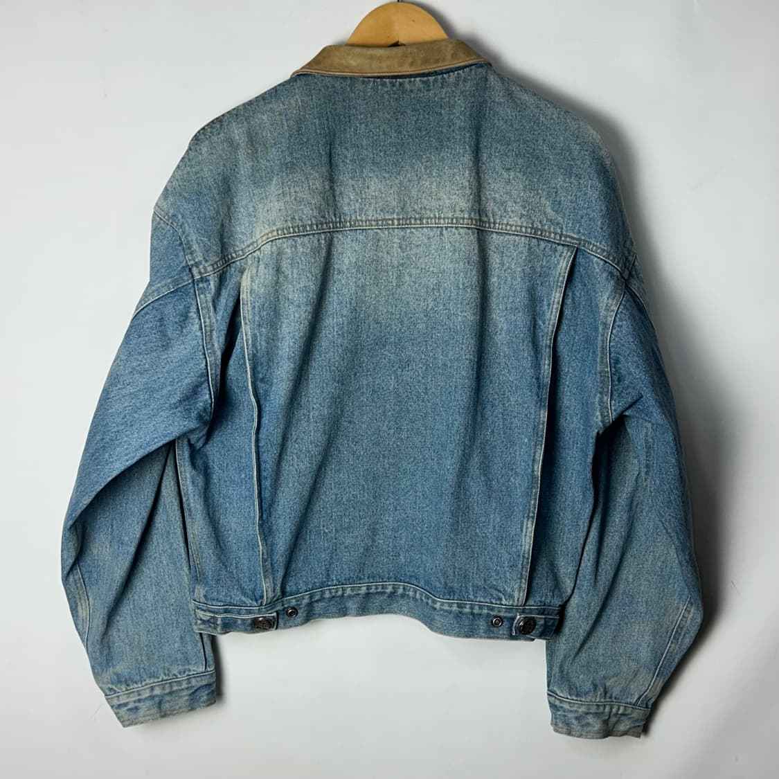 [VTG] 빈티지 아메리칸 인디언 레더 카라 데님자켓 상품이미지2