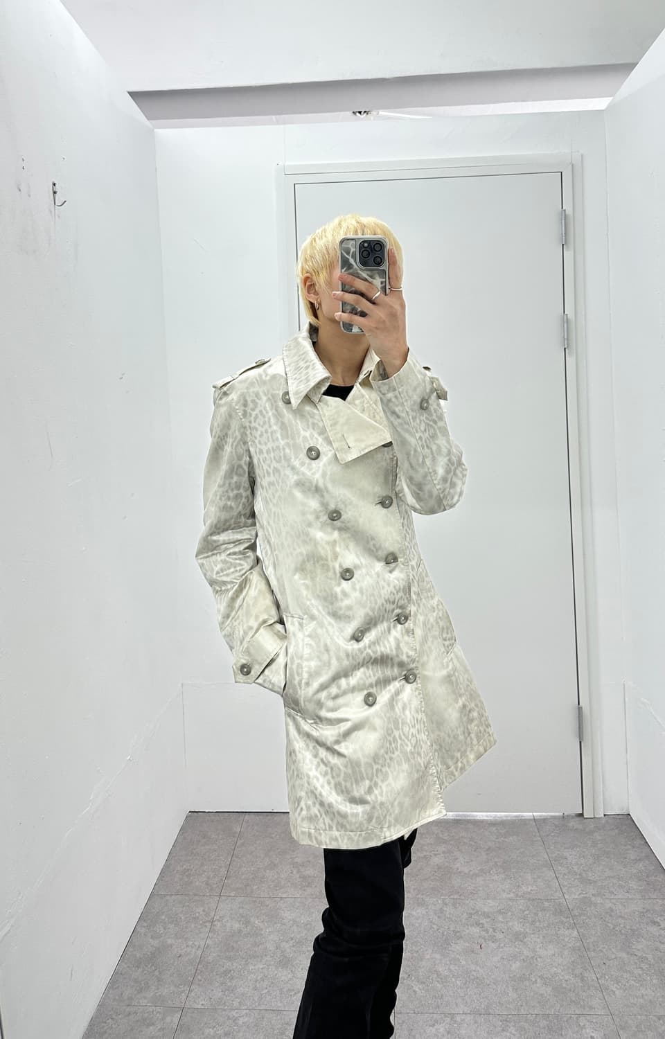 Tornado Mart poly satin leopard jacket  상품이미지3