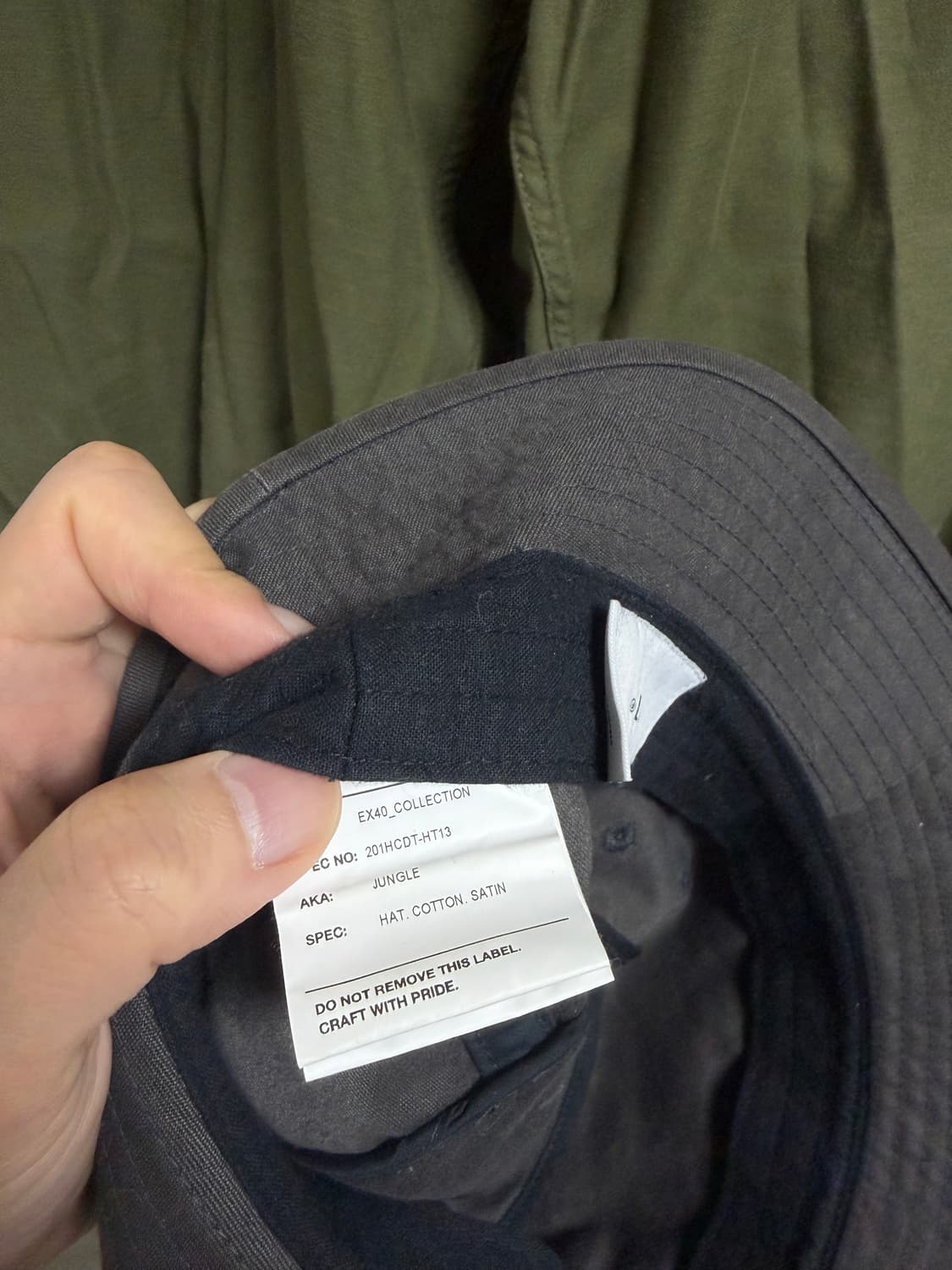 더블탭스 20ss 정글햇 블랙 03 상품이미지6