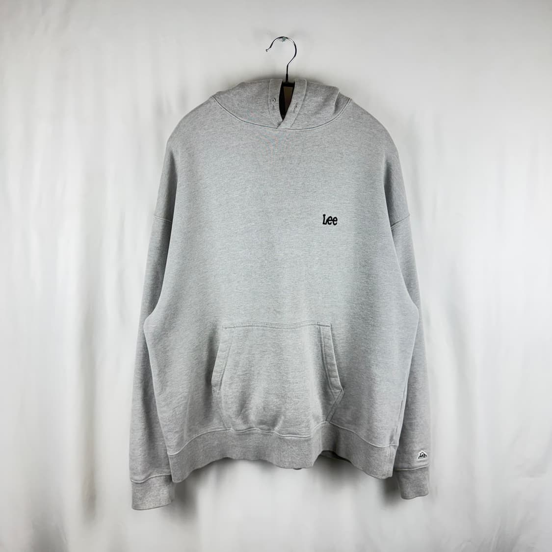 L) LEE 스몰 자수로고 후드 티 그레이 상품이미지2