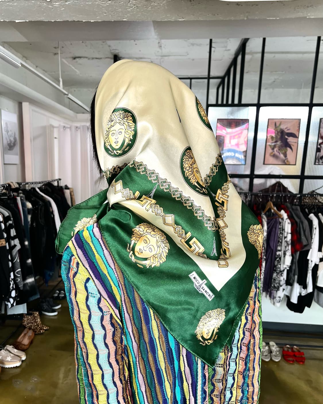 J. MICO SANCHO Paris Old Medusa Scarf 상품이미지2