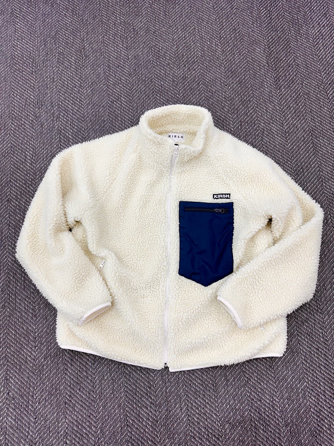 키르시 뽀글이 후리스 아이보리 상품이미지1