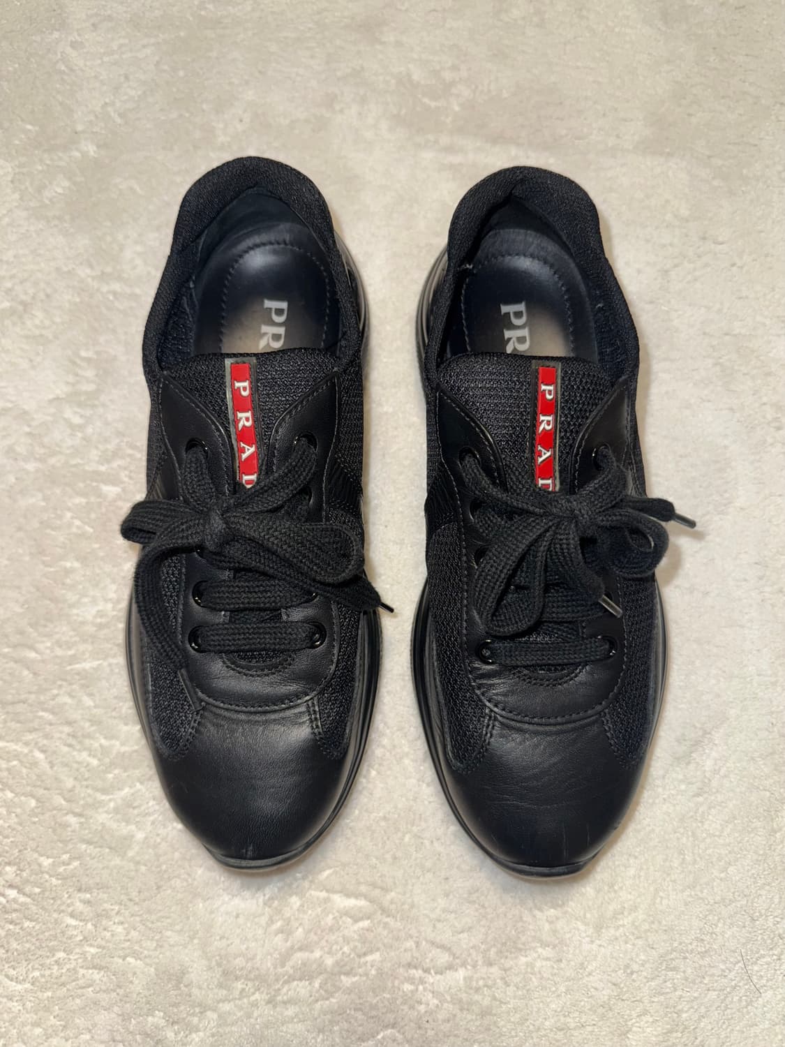 PRADA BIKER SNEAKERS BLACK 상품이미지2