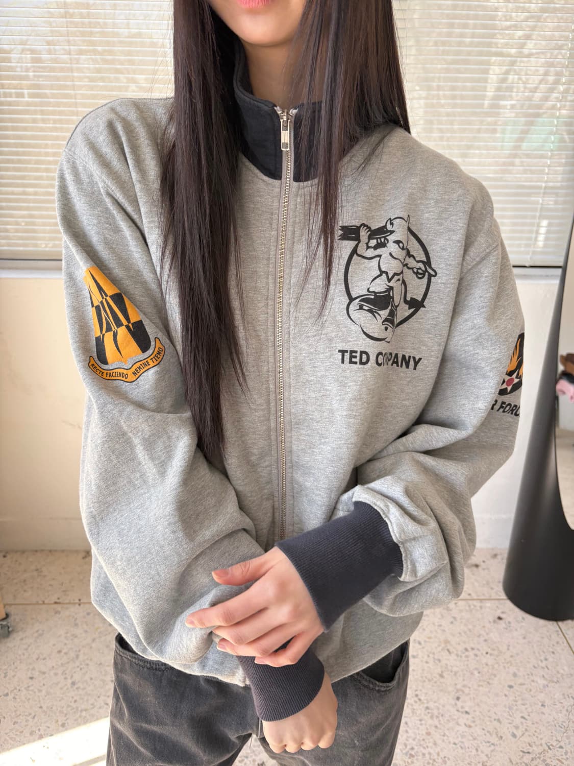 Ted Company 스웻 집업 상품이미지1