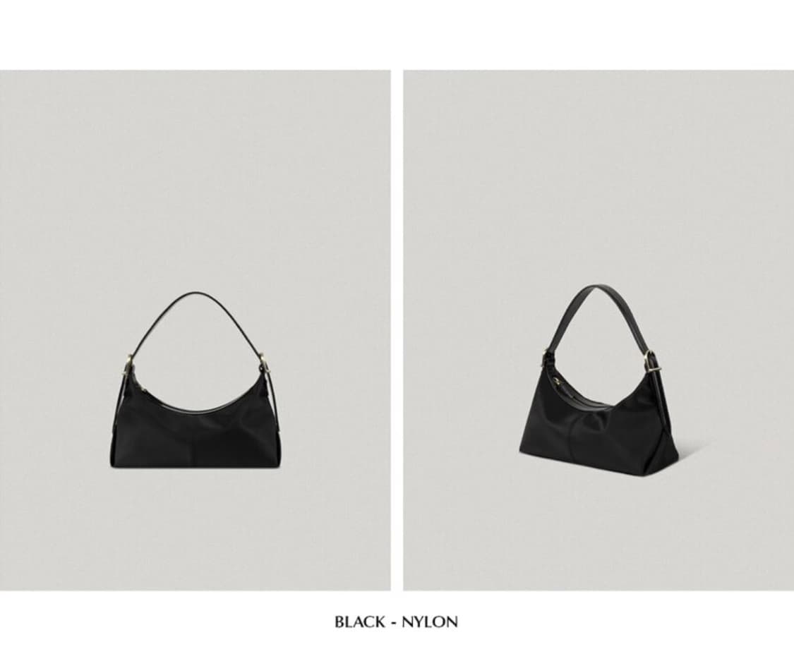 FOLNUA 폴뉴아 미니 바토백- 나일론 블랙 상품이미지6