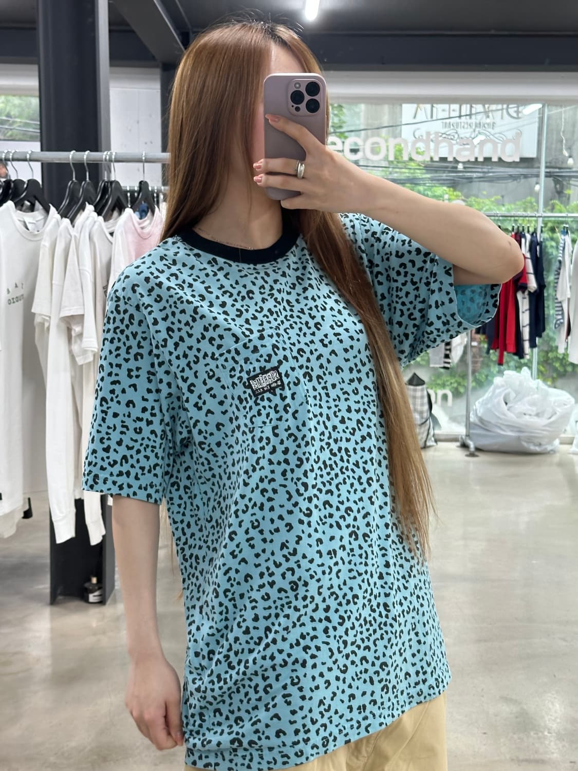 슈프림 16SS 레오파드 포켓반팔티  상품이미지1