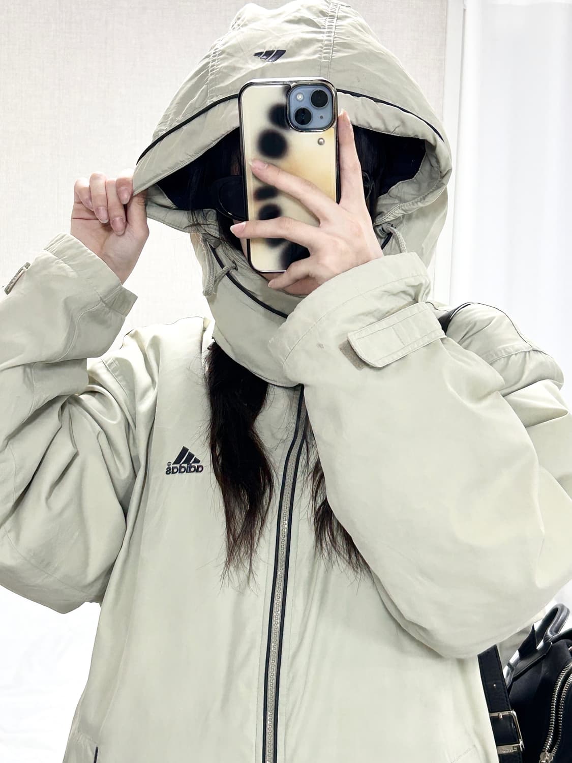 아디다스 90‘s 베이지 누빔자켓 상품이미지1