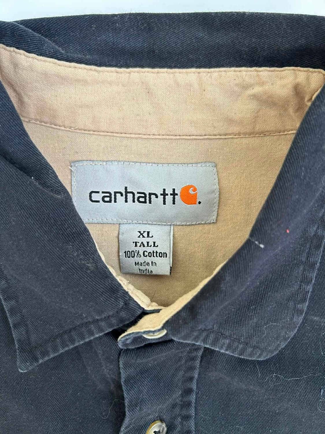 [XL] 칼하트 FR 포켓 워크 셔츠 블랙 상품이미지5