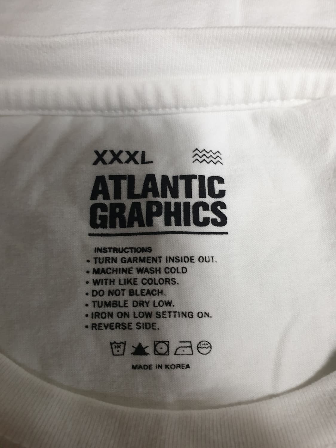아틀란틱 그래픽스 20수 프리미엄 반팔티 (3XL) 상품이미지3
