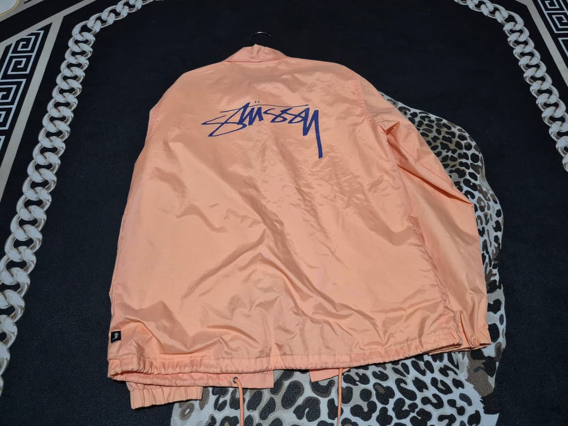 스투시 섬머 코치 자켓 피치 m 정품 상품이미지9