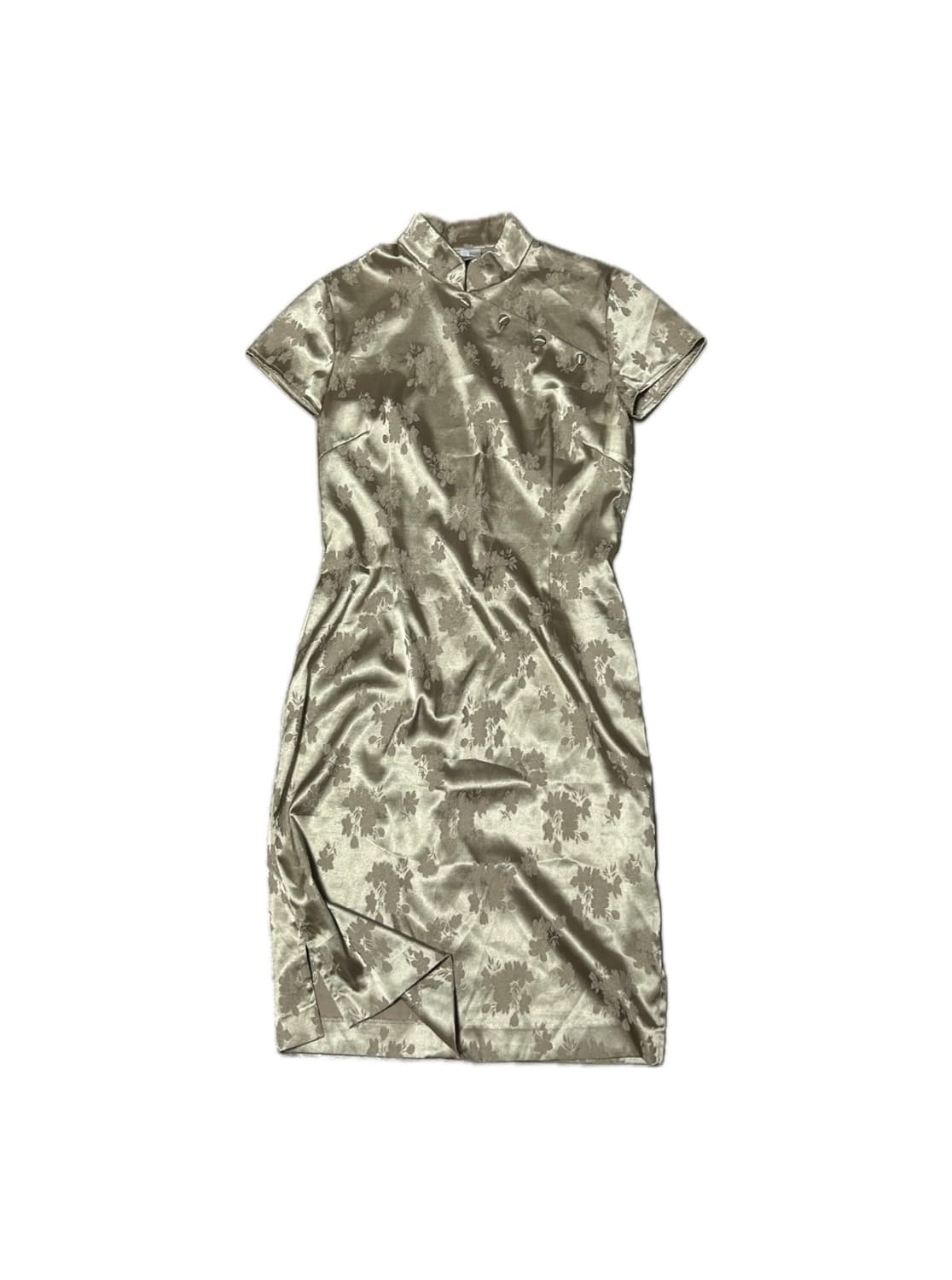 빈티지 치파오 미디 원피스 상품이미지1