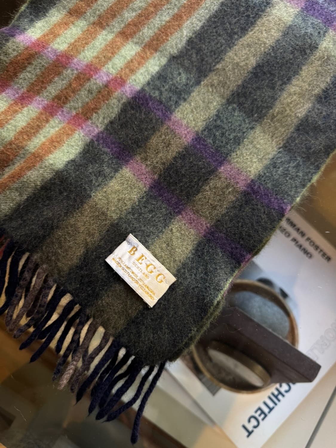 BEGG 캐시미어 머플러 상품이미지5