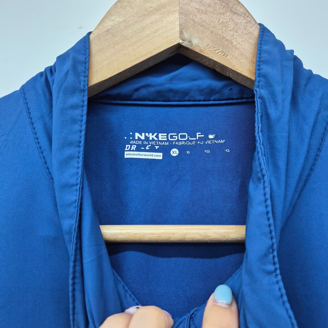 나이키 블루 아노락 바람막이 자켓 남성 XL 상품이미지5