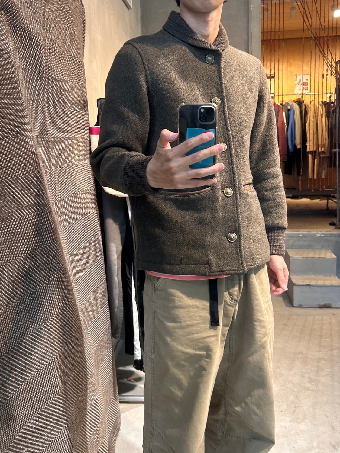 잭맨 재팬 패브릭 울 자켓 made in Japan 상품이미지2