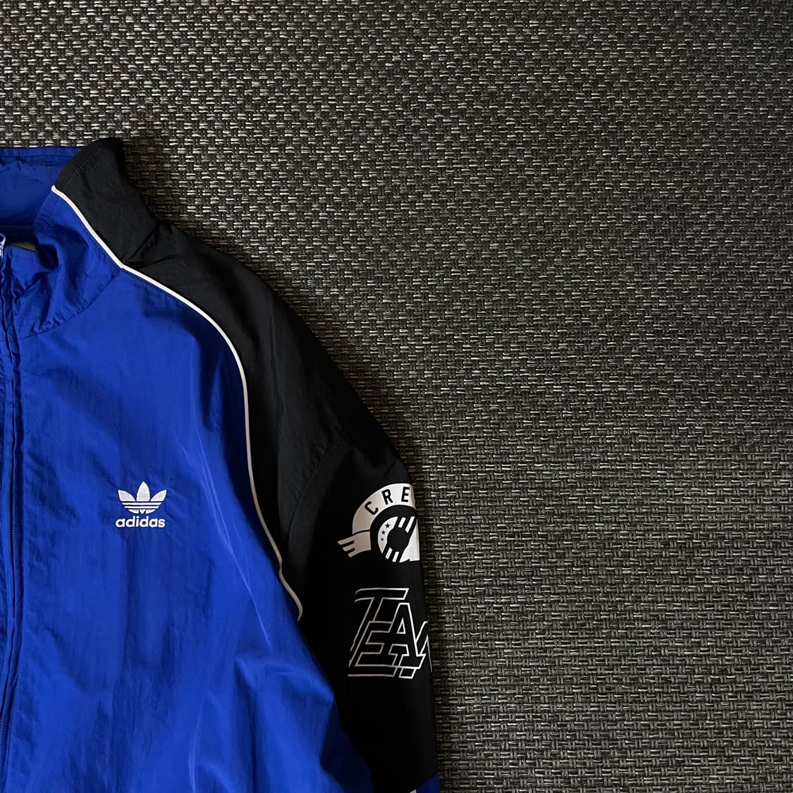 아디다스 블루 모터코어 우븐 바람막이 자켓 L 상품이미지3