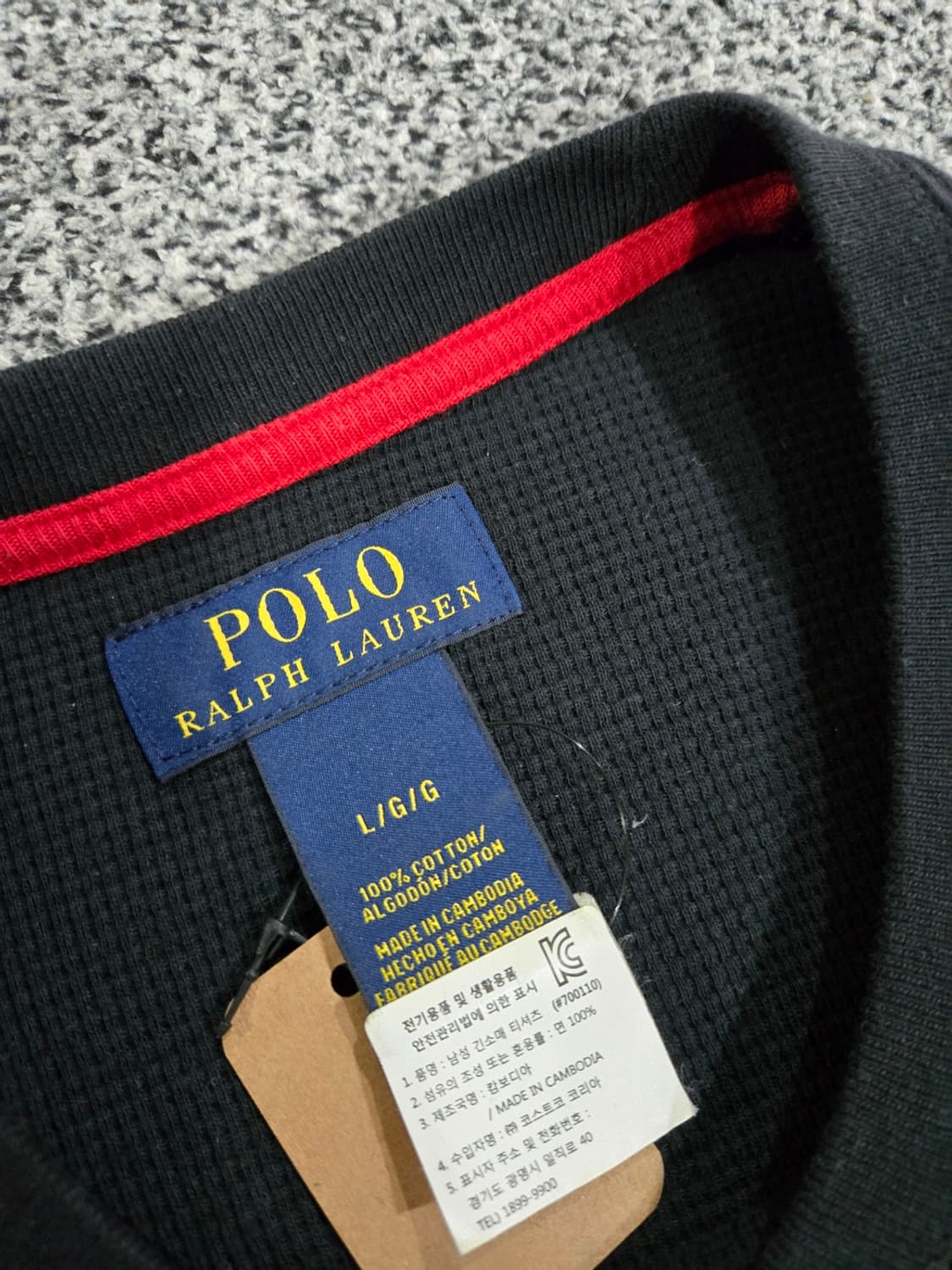 폴로 랄프 로렌 블랙 컬러 긴팔 티셔츠 상품이미지4
