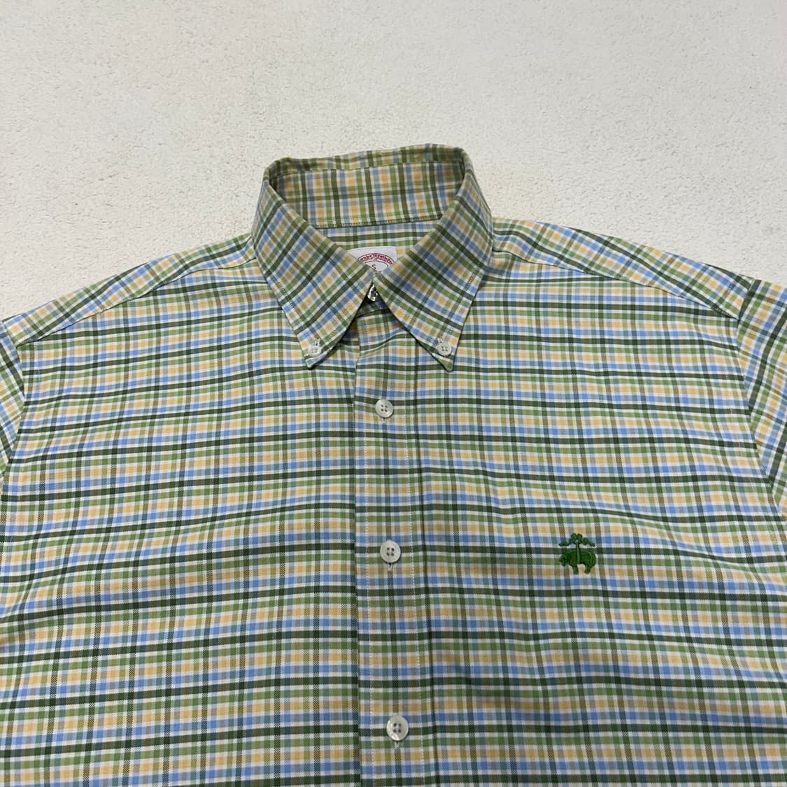 Brooks Brothers green check shirt 상품이미지5